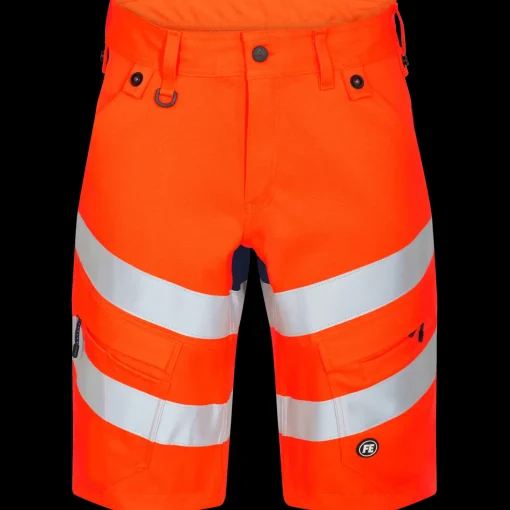 ENGEL Safety shorts orange/blue ink str. 100