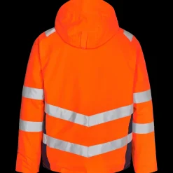 ENGEL Safety vinterjakke orange/blue ink str. 2XL