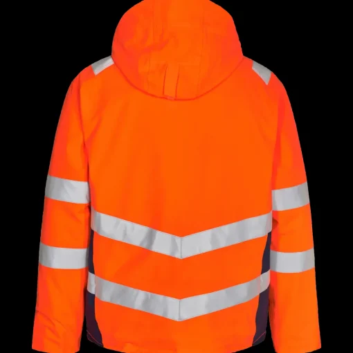 ENGEL Safety vinterjakke orange/blue ink str. 2XL
