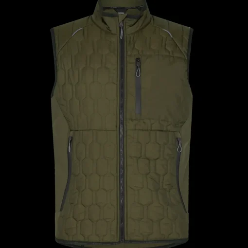 ENGEL X-treme quiltet vest forest grøn str. M