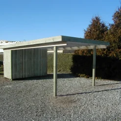 Erik carport med redskabsrum 320x604 cm - UDEN TAG