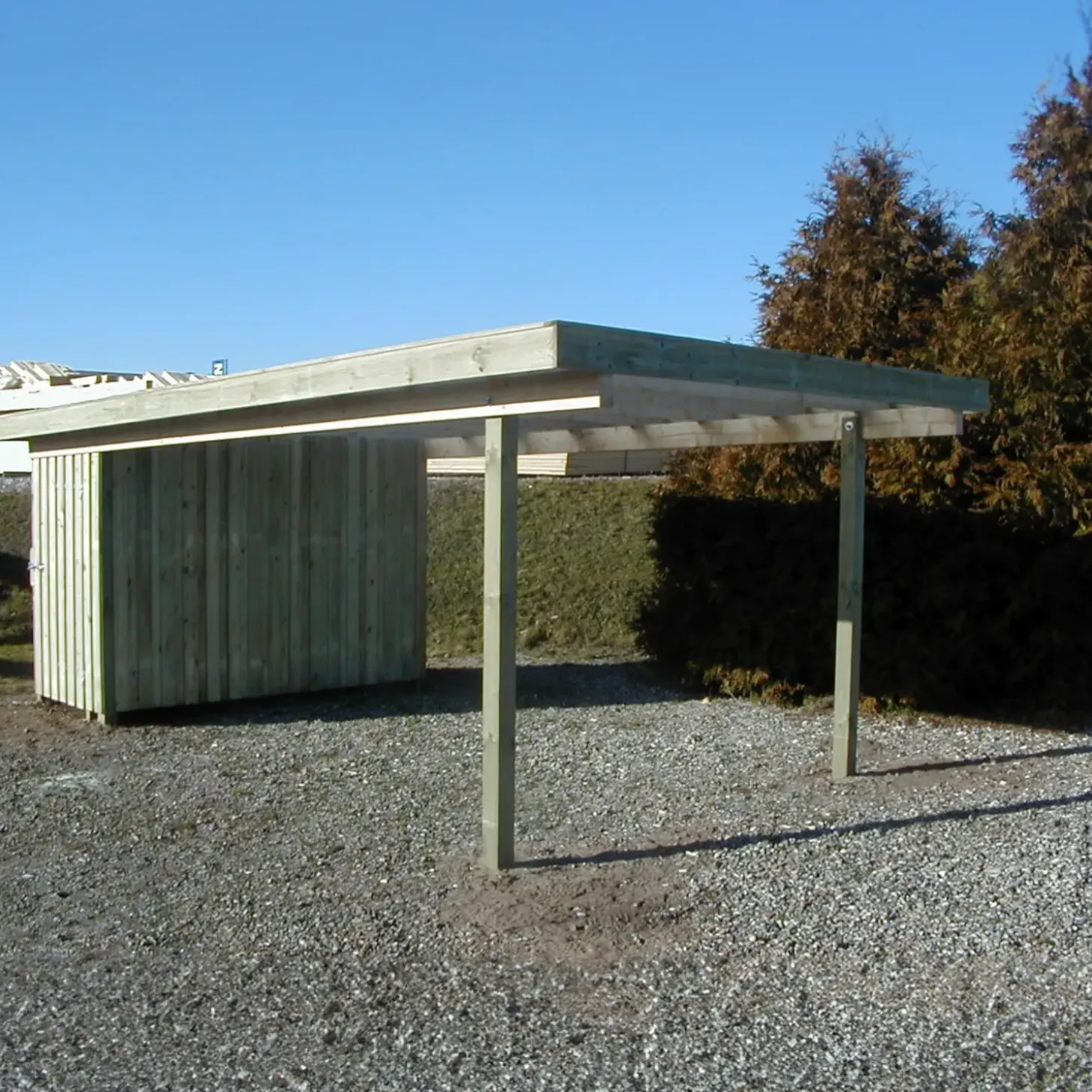 Erik carport med redskabsrum 320x604 cm - UDEN TAG