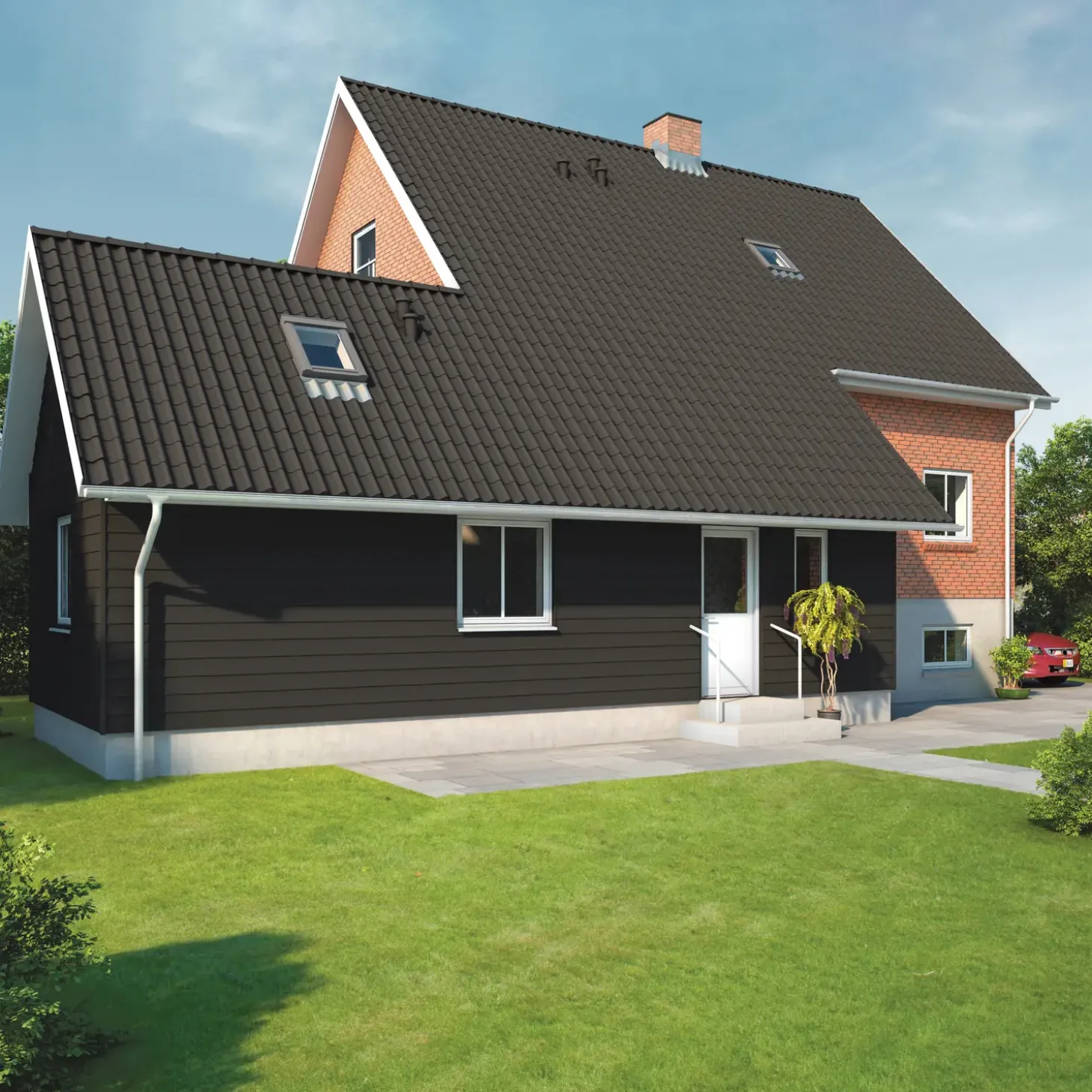 Etex Cedral Click træstruktur sort C50, 186x3600x12 mm