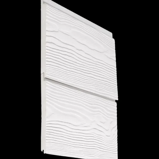 Etex Cedral Click træstruktur hvid C01, 186x3600x12 mm