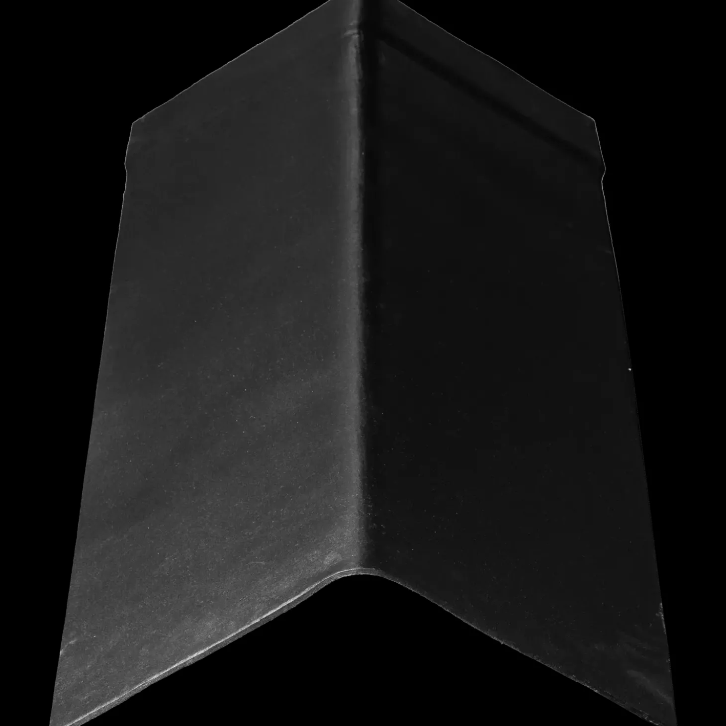 Euronit vinkelrygning 50 gr. sort 300x1200 mm