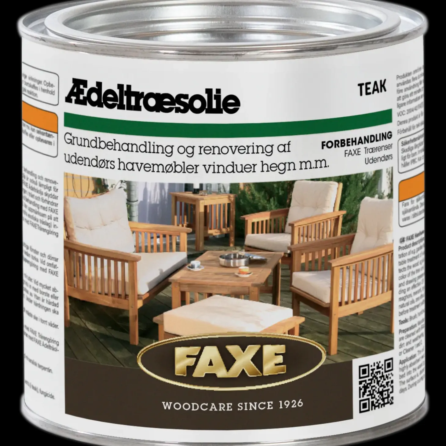 Faxe ædeltræsolie sort 0,75 L
