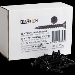 Fibrotech panelskrue 4,2x30 mm sort TX20