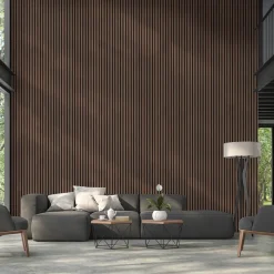 Fibrotech Premium akustikpanel 22x605x2440 mm walnut