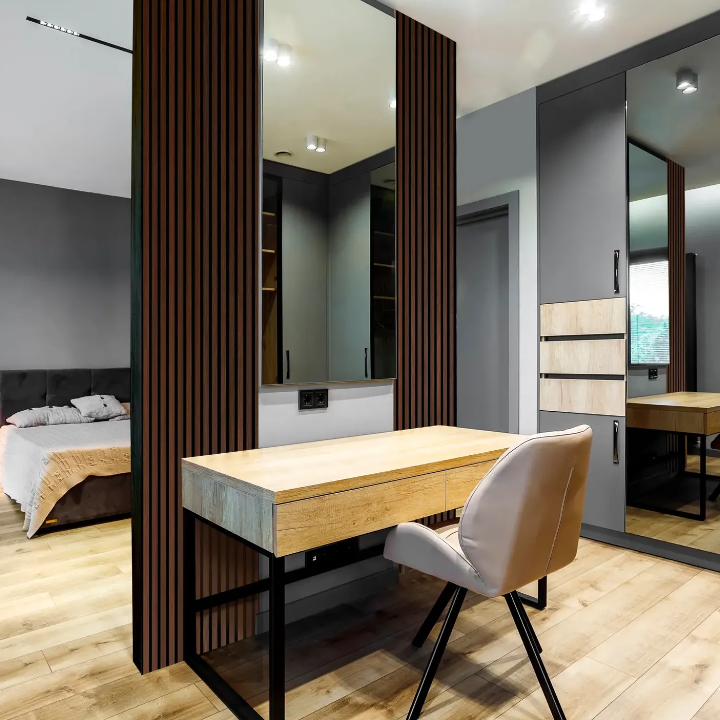 Fibrotech Premium akustikpanel 22x605x2440 mm smoked oak