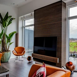 Fibrotech Premium Proff akustikpanel 22x605x3000 mm smoked oak