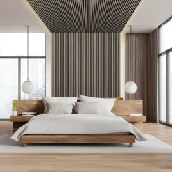 Fibrotech Premium Proff akustikpanel 22x605x3000 mm grey oak