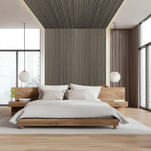 Fibrotech Premium Proff akustikpanel 22x605x3000 mm grey oak