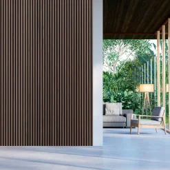 Fibrotech Premium Proff akustikpanel 22x605x3000 mm walnut