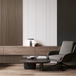 Fibrotech Quanti akustikpanel 18x520x2440 mm walnut