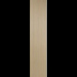 Fibrotech Quanti akustikpanel 18x520x2440 mm light oak m/grå polyester