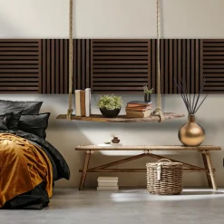 Fibrotech Square akustikpanel 22x520x520 mm smoked oak - pk á 2 stk.