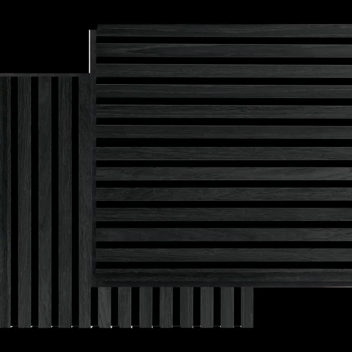 Fibrotech Square akustikpanel 22x520x520 mm black oak - pk á 2 stk.