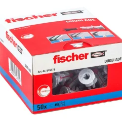 Fischer DuoBlade gipsplade dyvel u/skrue 50 stk
