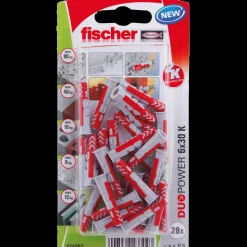 Fischer DuoPower universaldybel 6x30 mm 28 stk