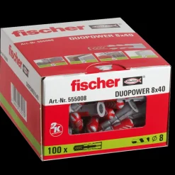 Fischer DuoPower universaldyvel 8x40 mm 100 stk.