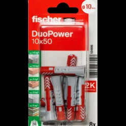 Fischer DuoPower universaldybel 10x50 mm 8 stk