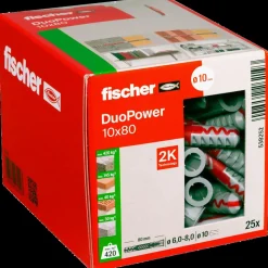 Fischer duopower 10x80 DIY 25 stk.