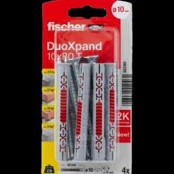 Fischer Duoxpand karmdyvel 8x80 elforzinket 4 stk