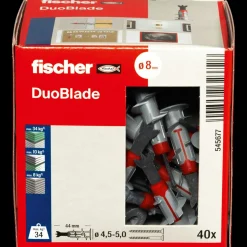 Fischer gipsdyvel duoblade DIY uden skrue 40 stk