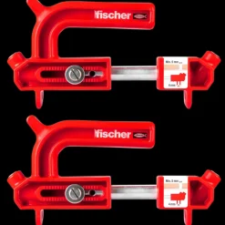 Fischer hiddenfast fixtainer med 2 guides inkl. bits