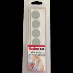 Fischer selvklæbende dækhætter Ø18 mm hvid