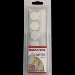 Fischer selvklæbende dækhætter Ø18 mm hvid