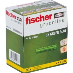 Fischer SX Green dyvel m/krave 6x30 mm 30 stk