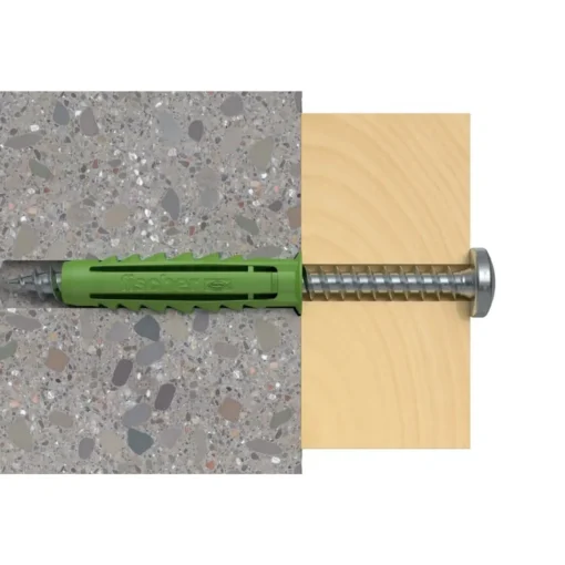 Fischer SX Green dyvel m/krave 6x30 mm 30 stk