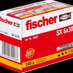 Fischer SX Green dyvel m/krave 6x30 mm 30 stk