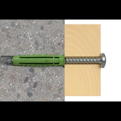 Fischer SX Green dyvel m/krave 8x40 mm 90 stk