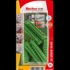 Fischer SX Green dyvel m/krave 10x50 mm 45 stk
