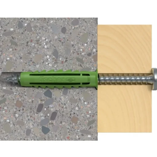 Fischer SX Green dyvel m/krave 10x50 mm 45 stk