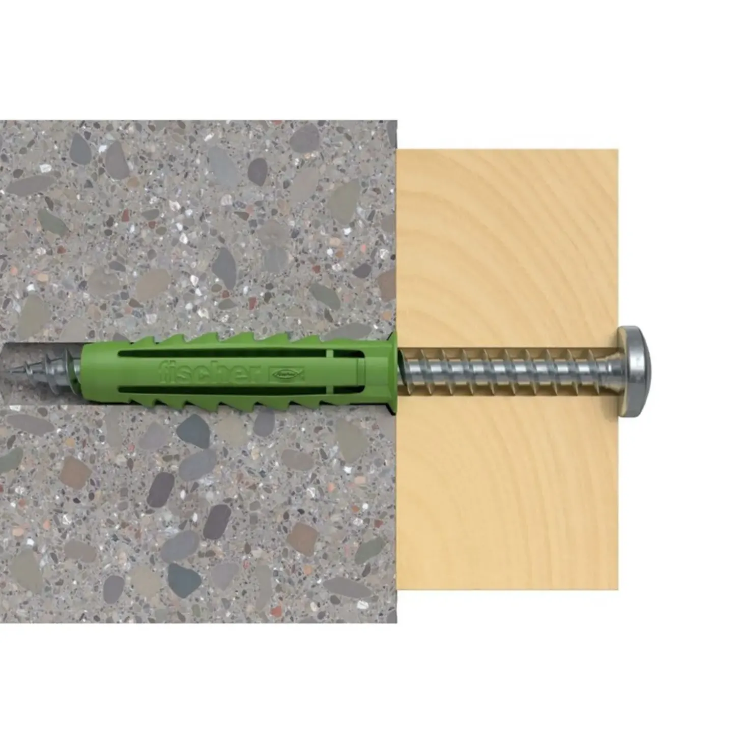 Fischer SX Green dyvel m/krave 12x60 mm 20 stk