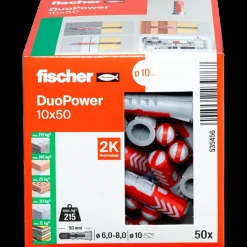 Fischer universaldybel duopower 10x50 DIY 50 stk