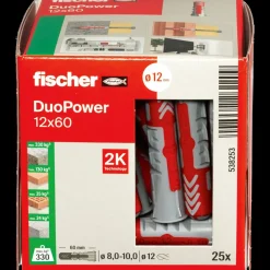 Fischer universaldybel duopower 12x60 25 stk