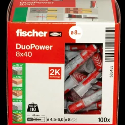 Fischer universaldybel duopower 8x40 DIY 100 stk
