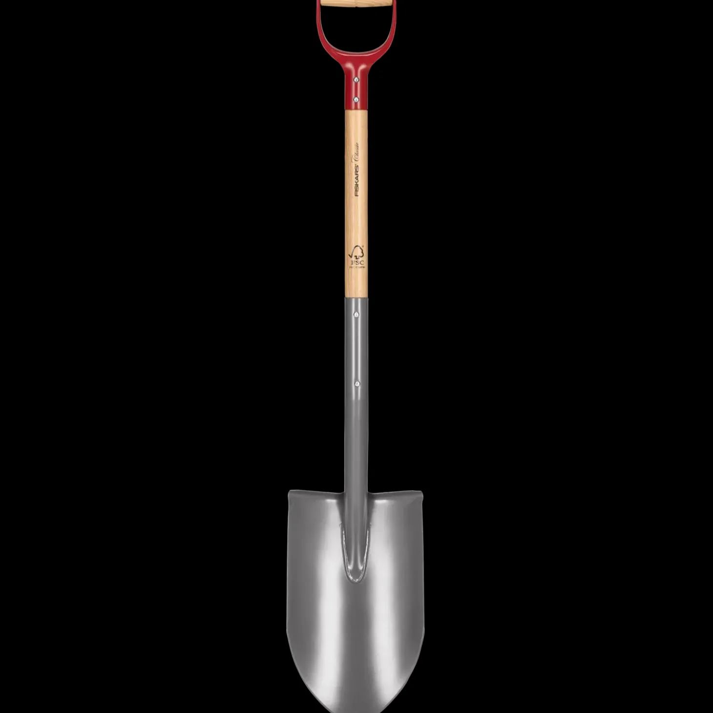 Fiskars pro havespade grå