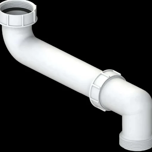 Flow FL45 pladsbesparende afløbsrør 90°