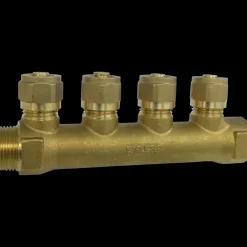 Fordelerrør t/pexrør 2x15 mm
