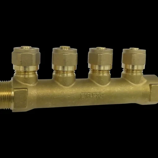 Fordelerrør t/pexrør 2x15 mm