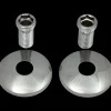 Forskruningsæt lige m/roset 3/4"x1/2" forkromet