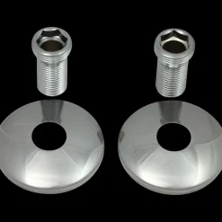 Forskruningsæt lige m/roset 3/4"x1/2" forkromet