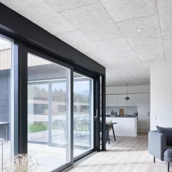 FORZES Soundcut træbeton superfine 25x600x1200 mm hvid