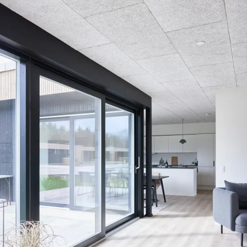 FORZES Soundcut træbeton superfine 25x600x1200 mm hvid
