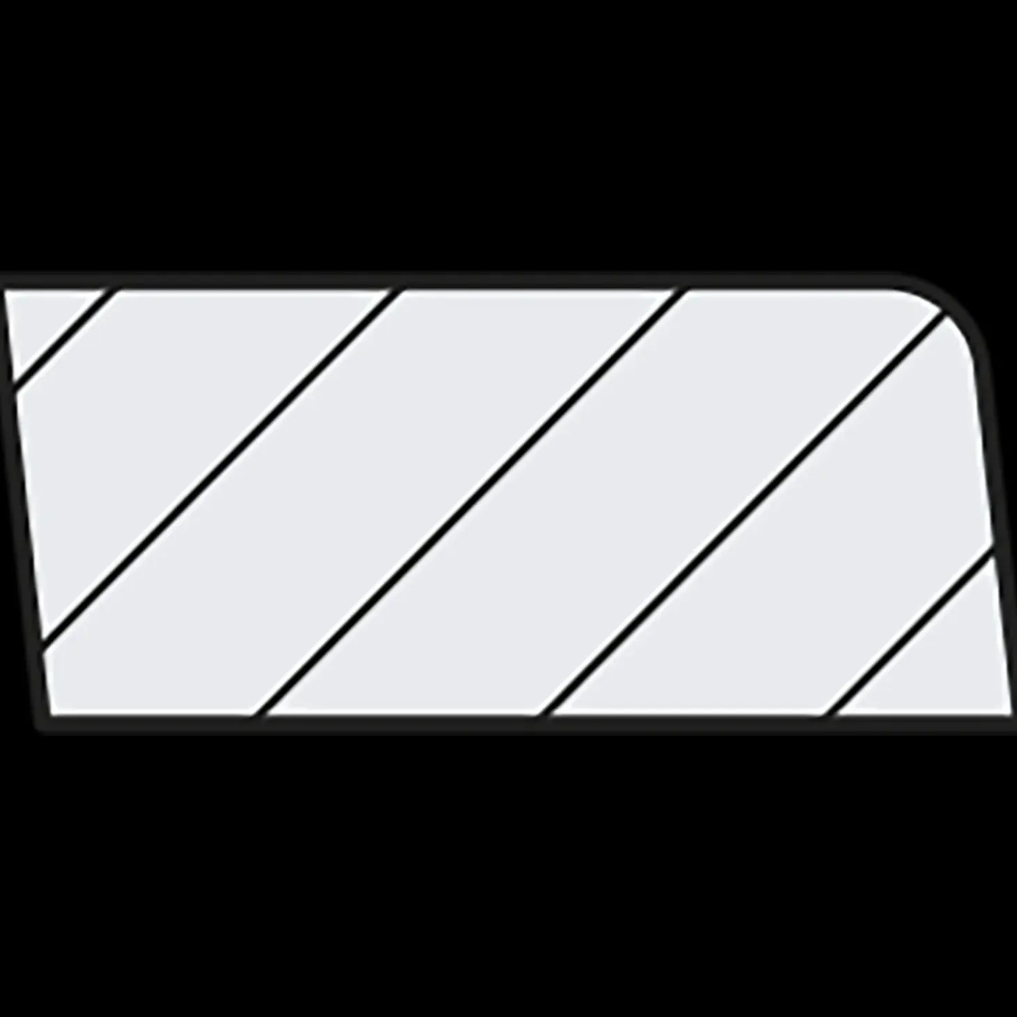 FT Forkantliste fyr /1Rk L220 hvid ral 9x21x3000 mm